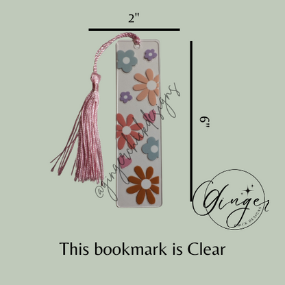 Daisies Acrylic Bookmarks