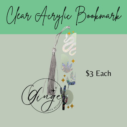 Desert Acrylic Bookmarks