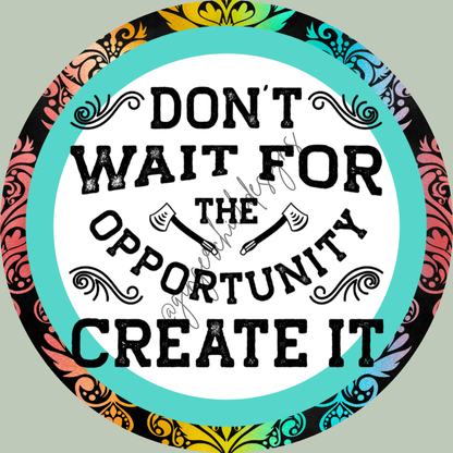 Don't Wait Motivational 3-Inch Paperclip Bookmark