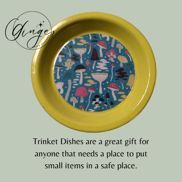 Field of Mushrooms Trinket Dish
