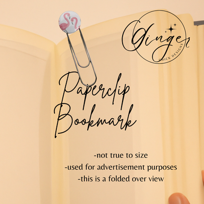 Flamingo 3-Inch Paperclip Bookmark