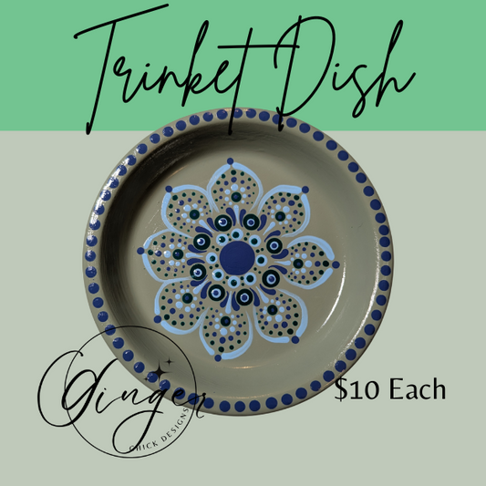 Floral Trinket Dish
