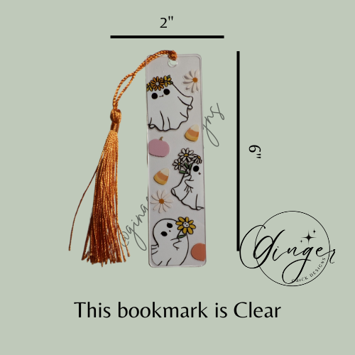 Ghosts Acrylic Bookmarks