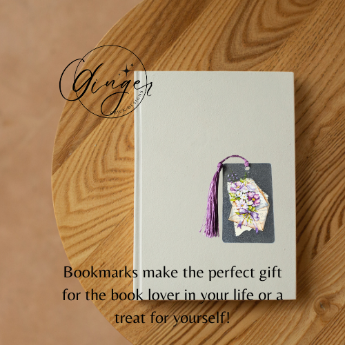 Flower Mail Dictionary Acrylic Bookmark