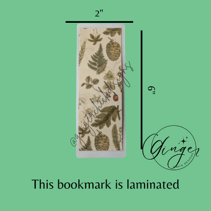 Forest Floor Laminated Bookmark