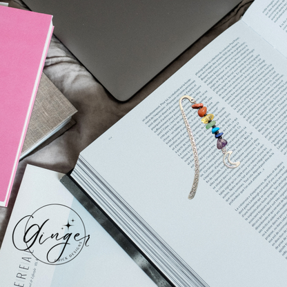 Gemstones with Moon Hook Bookmark