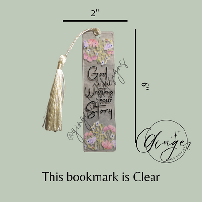 God is Still Writing Acrylic Bookmarks
