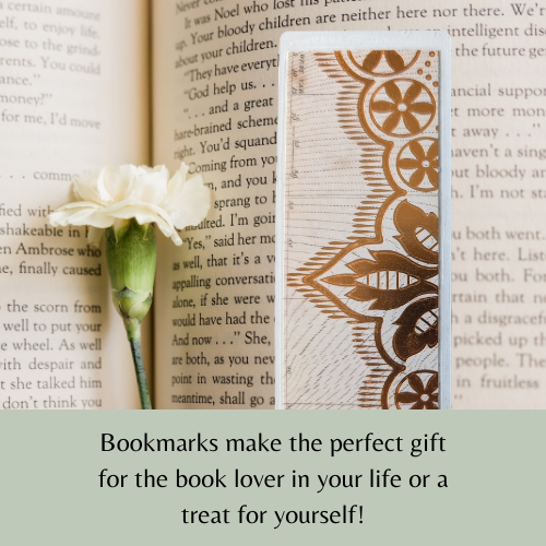 Gold Lace Laminated Bookmark