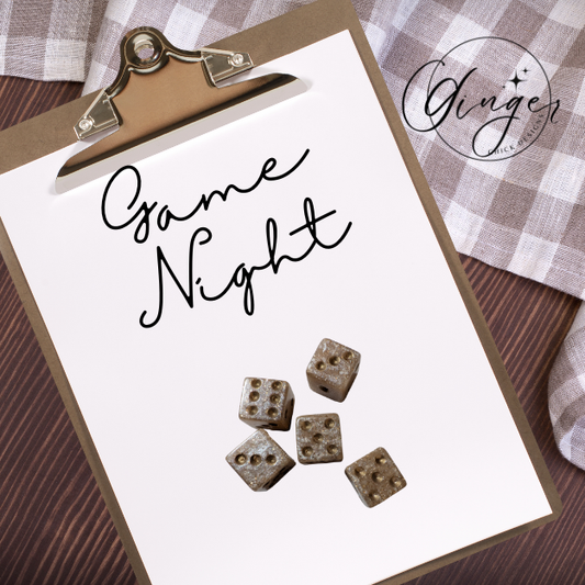Gold Small Dice Set