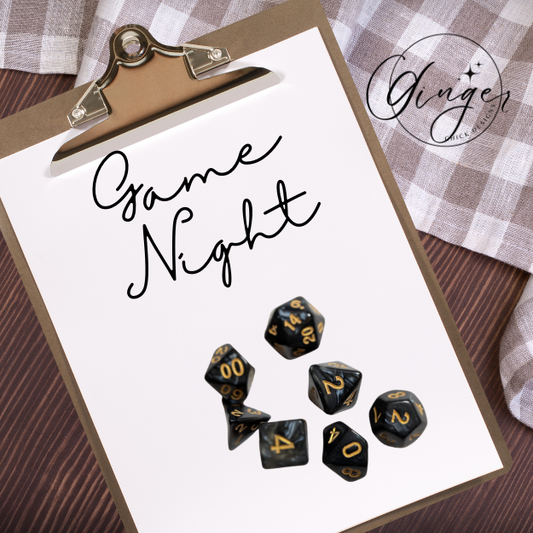 Grey Pearl Dice Set