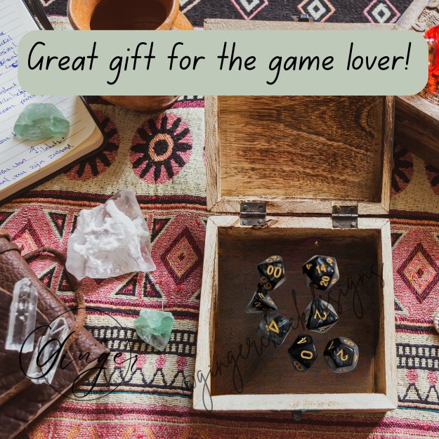 Grey Pearl Dice Set
