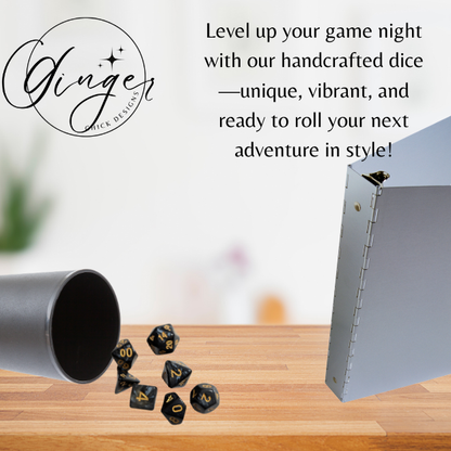 Grey Pearl Dice Set
