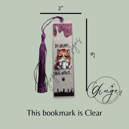 I'm Grumpy Cat Acrylic Bookmarks