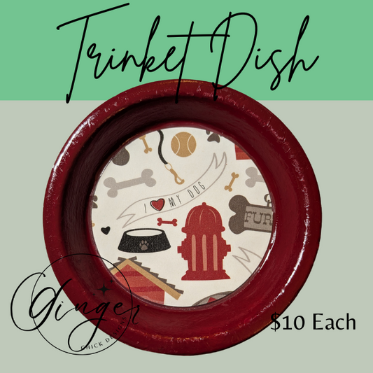 I Love Dogs Trinket Dish