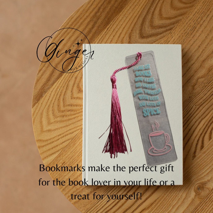 I Like My Books Acrylic Bookmarks