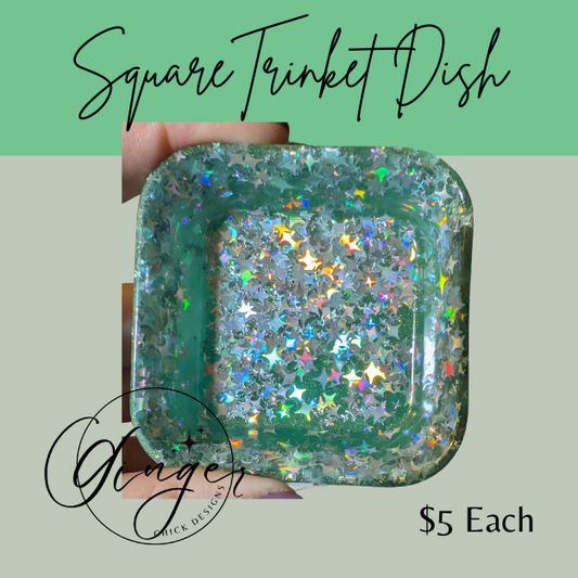 Ice Square Trinket Dish