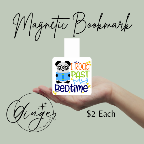 I read past my Beadtime Magnetic Bookmark