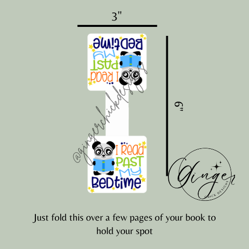 I read past my Beadtime Magnetic Bookmark