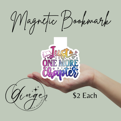 Just One More Magnetic Bookmark