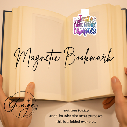 Just One More Magnetic Bookmark
