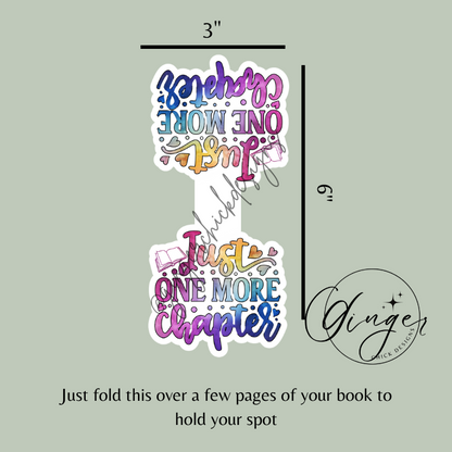 Just One More Magnetic Bookmark
