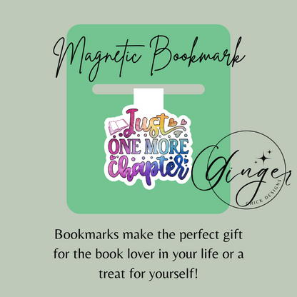 Just One More Magnetic Bookmark