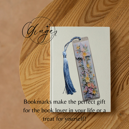Lavender Cross Acrylic Bookmarks