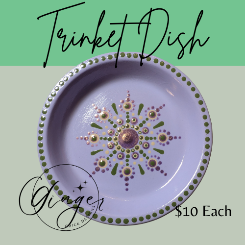 Lavender Fields Trinket Dish