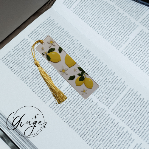 Lemons Acrylic Bookmarks