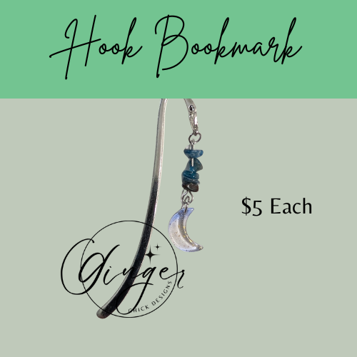 Light Blue Hook Bookmark