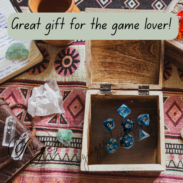 Light Blue Pearl Dice Set