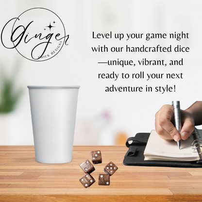 Light Brown Small Dice Set