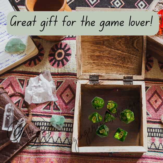 Lime Green Pearl Dice Set