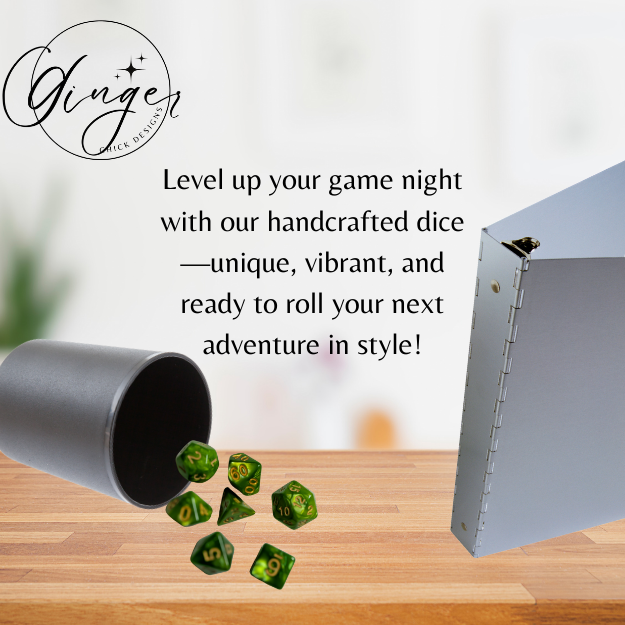 Lime Green Pearl Dice Set