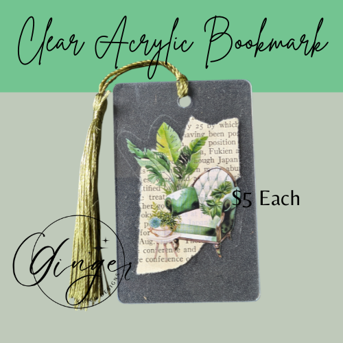 Lounge Chair Dictionary Acrylic Bookmark