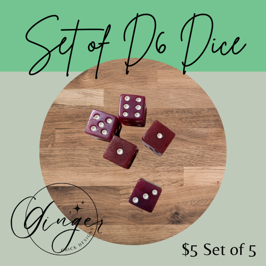 Magenta Small Dice Set