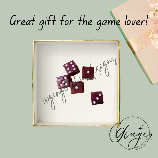 Magenta Small Dice Set