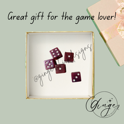Magenta Small Dice Set