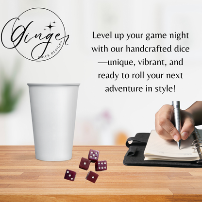 Magenta Small Dice Set