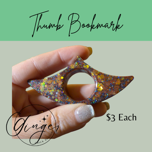 Maroon Thumb Bookmark