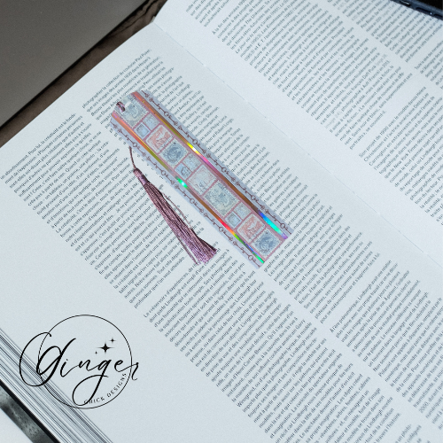 Stamp Collection Acrylic Bookmark