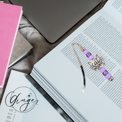 Cat Mom Hook Bookmark