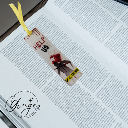 Help Us! Acrylic Bookmarks