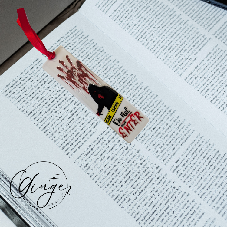 Do Not Enter Acrylic Bookmarks