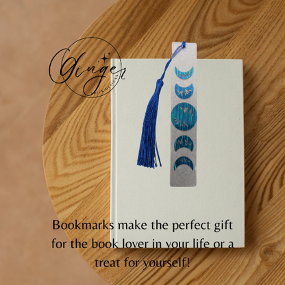Moon Phase Acrylic Bookmarks