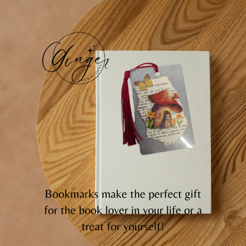 Mushroom House Dictionary Acrylic Bookmark