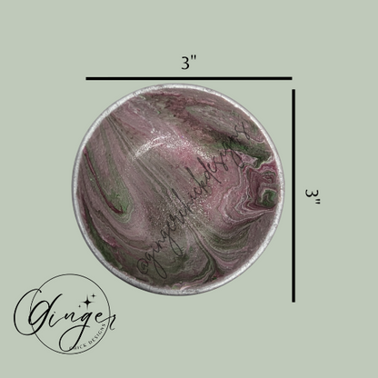 Mystic Paint Pour Trinket Dish