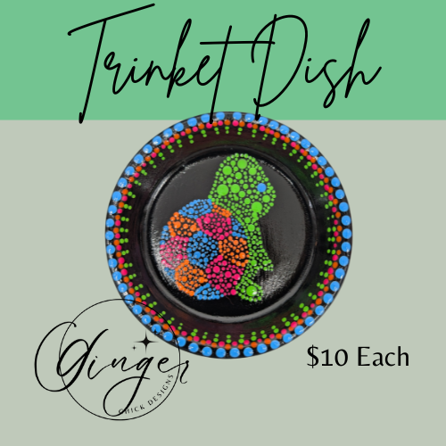 Dot Friend Neon Turtle Trinket Dish