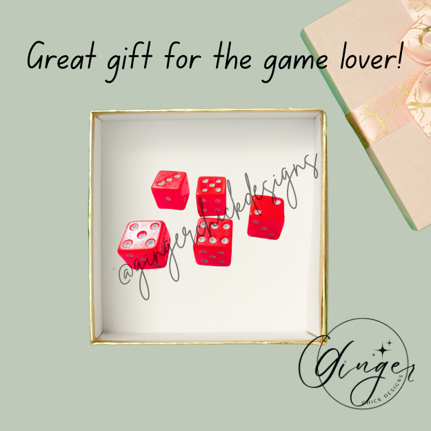 Neon Pink Small D6 Dice Set