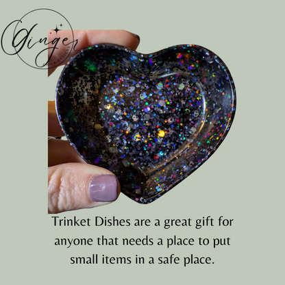 Night Sky Heart Trinket Dish